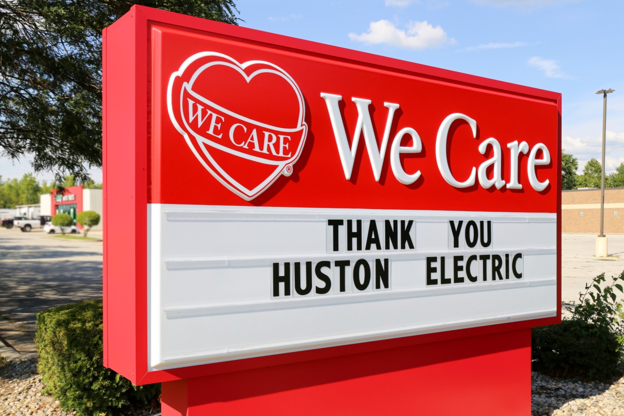 New Signage for We Care in Kokomo